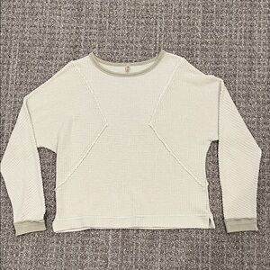 XCVI Textured Long Sleeve in Waffle Fabric